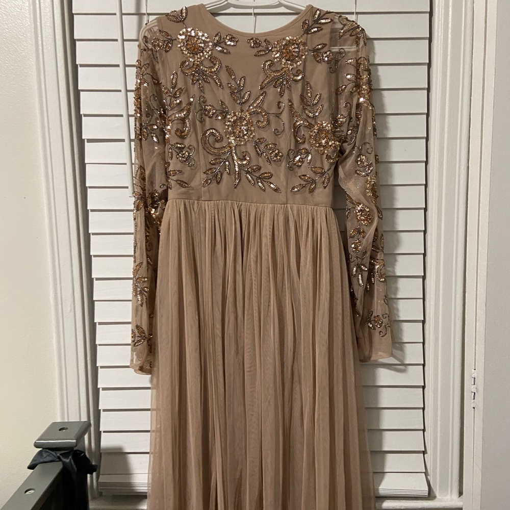 BOOHOO Pink/Beige Dress - Picture 6 of 7